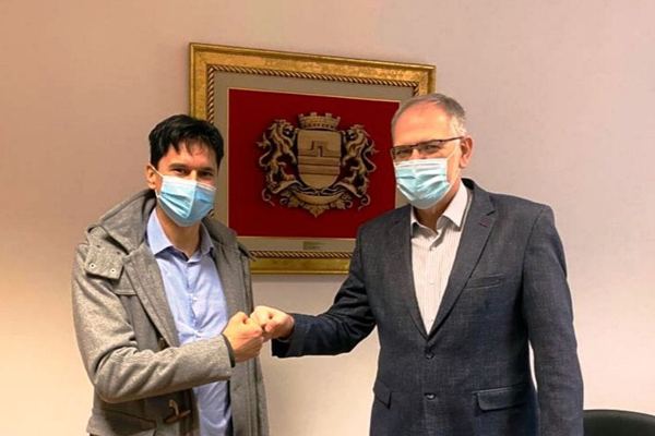 Dragan Jelić i Ivan Terzić nakon potpisivanja memoranduma